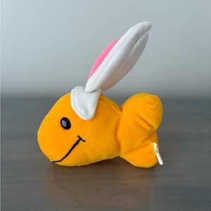 Vintage Pepperidge Farms Goldfish Bunny Stuffed Plush PVC Pellets & Polyester